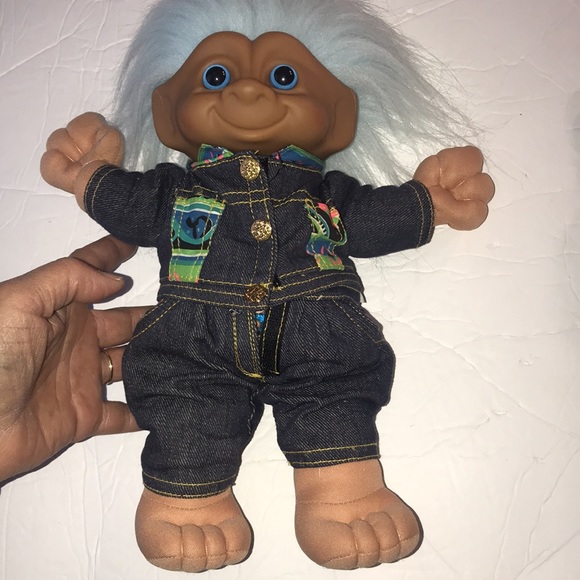 Vintage Treasure Troll Tot Doll - Picture 3 of 9